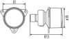 HELLA 2BA 008 221-001 Indicator